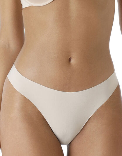 Brasiliano sgambato senza cuciture Free Cut Panties in microfibra, skin, , LOVABLE