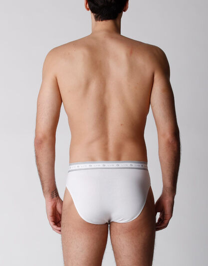 Slip bipack uomo in cotone biologico, bianco, , LOVABLE