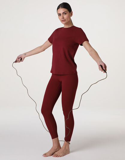 T-Shirt Girocollo Active Comfort Termoregolante, bordeaux, , LOVABLE