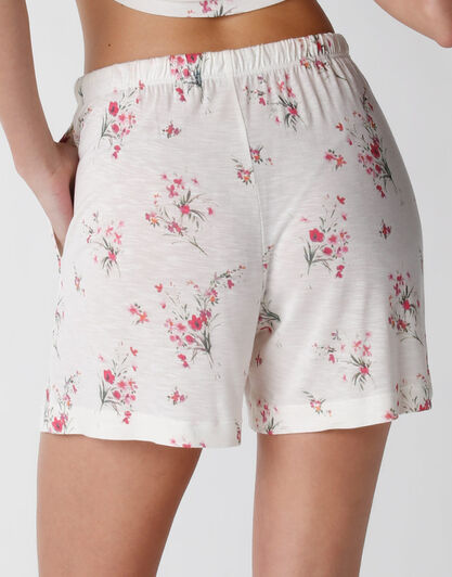 Pantaloncino del pigiama in viscosa, stampa floreale, , LOVABLE
