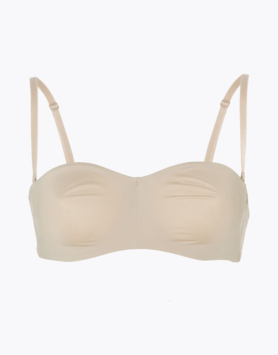 Reggiseno a fascia sales color carne