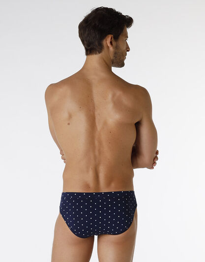 Bipack Slip Classic Cotton Modal, blu navy e bordeaux, , LOVABLE