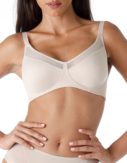 Reggiseno senza ferretto Modern Shaping in microfibra, skin, , LOVABLE
