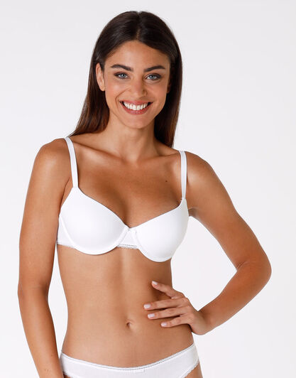 Reggiseno imbottito, My Bio Comfort, in cotone biologico certificato, bianco, , LOVABLE