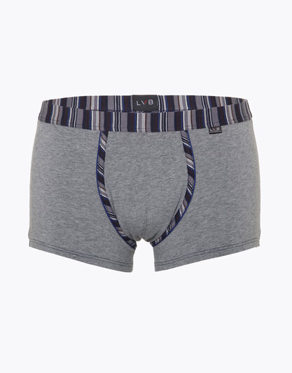 Boxer in cotone elasticizzato, grigio melange, , LOVABLE
