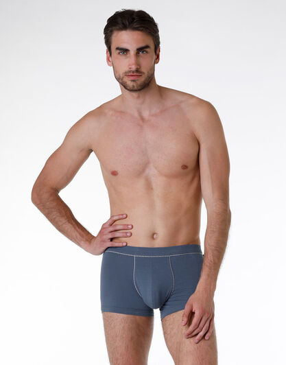 Boxer uomo in cotone Supima, azzurro polvere, , LOVABLE