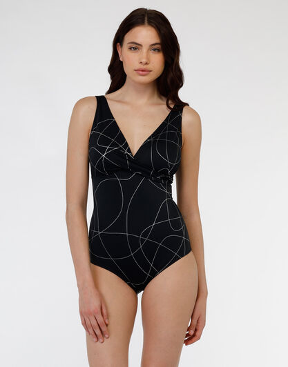 Costume intero in microfibra Refined Shaping Micro, nero, , LOVABLE