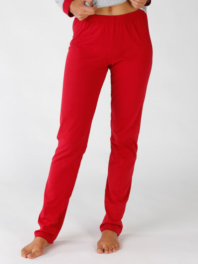 Pantalone rosso 100% cotone, , LOVABLE