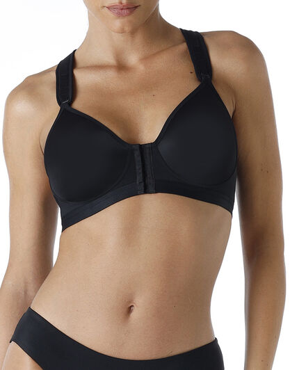 Reggiseno sportivo Active Comfort con apertura frontale alto impatto, nero,  Reggiseno sportivo Active Comfort con apertura frontale alto impatto, nero, , LOVABLE