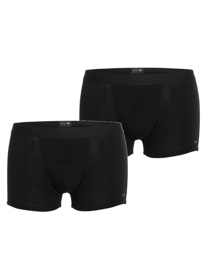 Bipack boxer in cotone elasticizzato, nero, , LOVABLE