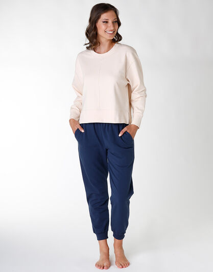 Nur Die – Felpa in cotone Relax&Go, beige, , LOVABLE