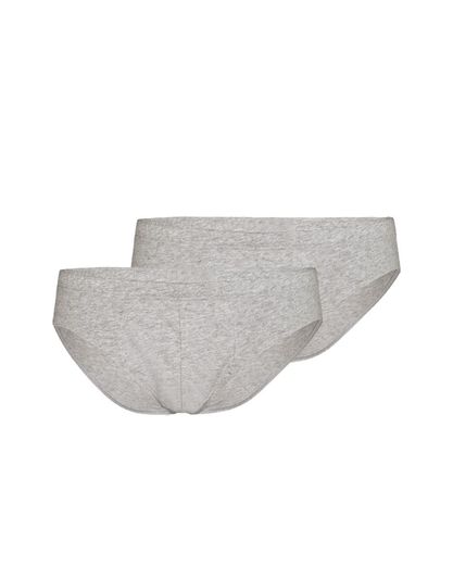 Slip bipack 100% Pure Cotton, grigio melange, , LOVABLE