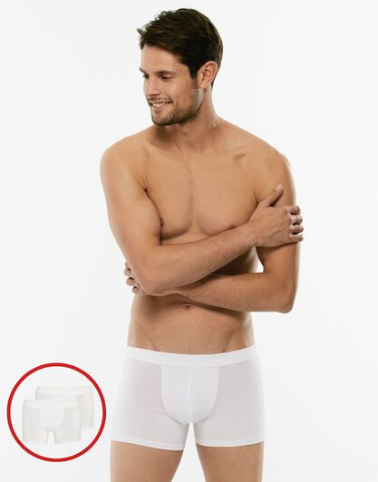 Boxer Bipack Cotton Stretch In cotone elasticizzato, bianco, , LOVABLE