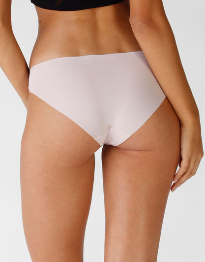 Slip in microfibra con balza in pizzo, malva, , LOVABLE