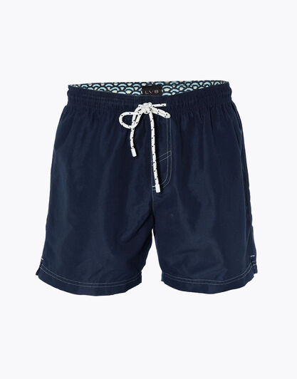 Costume boxer in tela mano pesca, blu navy, , LOVABLE