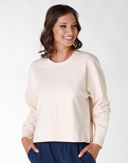 Nur Die – Felpa in cotone Relax&Go, beige, , LOVABLE