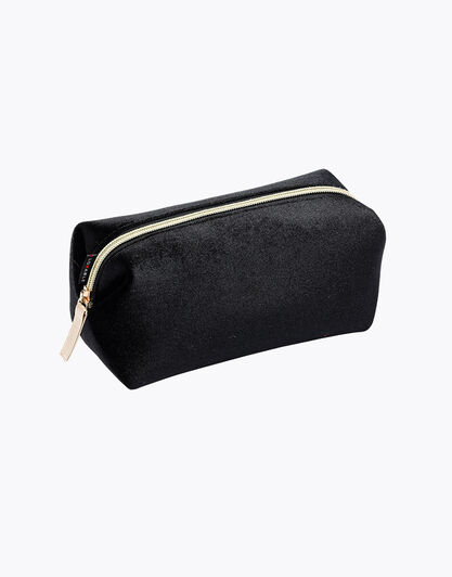 Pochette trousse in velluto, nera, , LOVABLE